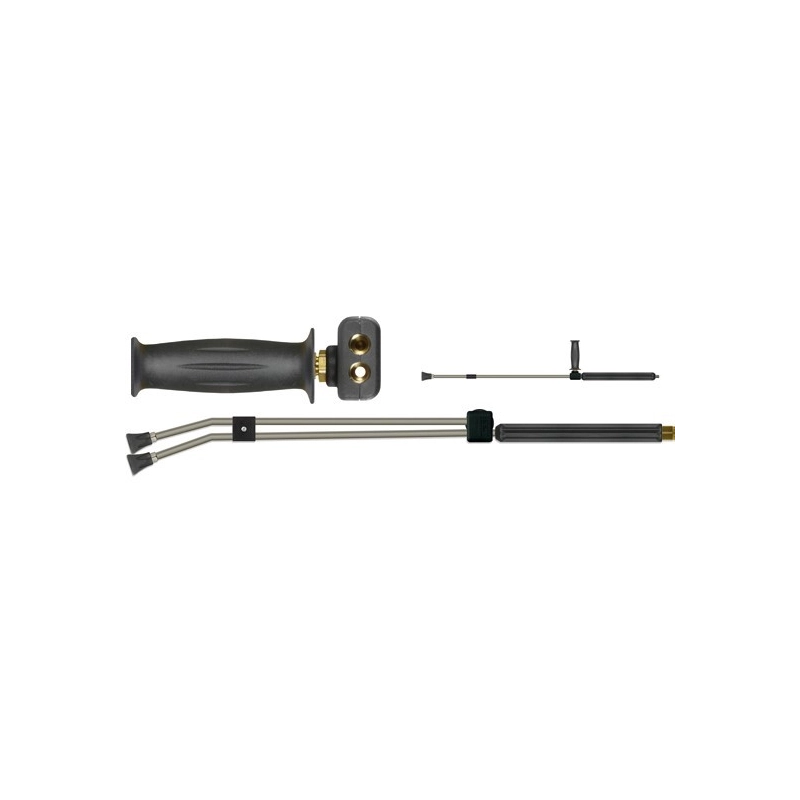 LANCE DOUBLE HAUTE PRESSION COUDEE 15deg LONGUEUR 1000MM LANCE DOUBLE HAUTE PRESSION COUDEE 15deg LONGUEUR 1000MM