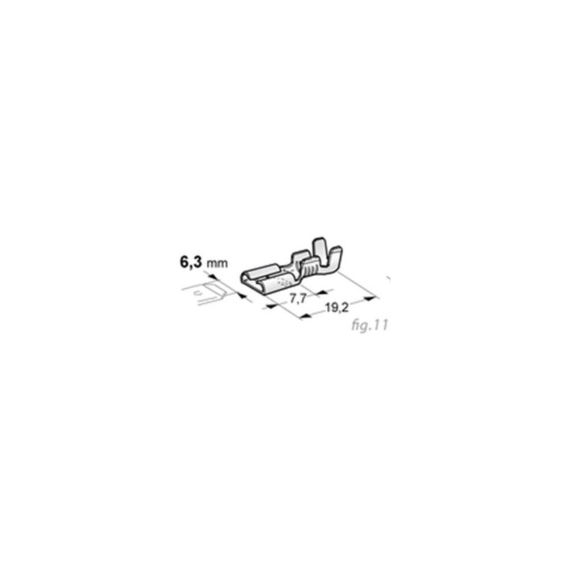 COSSES PLATES STANDARD ET POUR BOITIER ''AMP'' COSSES PLATES STANDARD ET POUR BOITIER ''AMP''