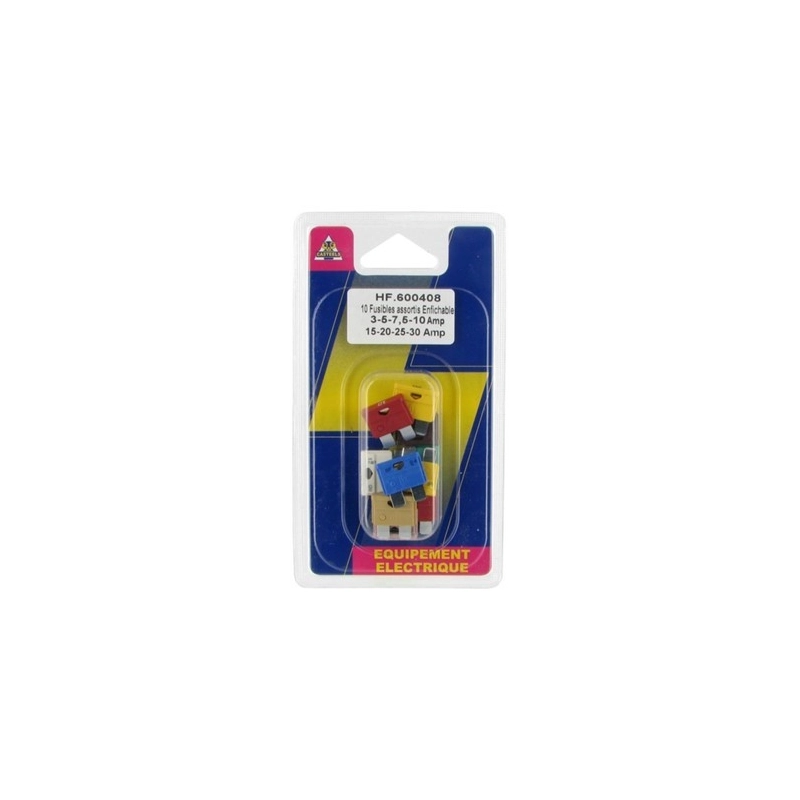 BLISTER DE 10 FUSIBLES STANDARD BLISTER DE 10 FUSIBLES STANDARD