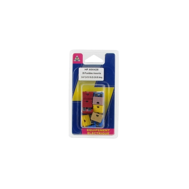 BLISTER DE 25 FUSIBLES STANDARD BLISTER DE 25 FUSIBLES STANDARD