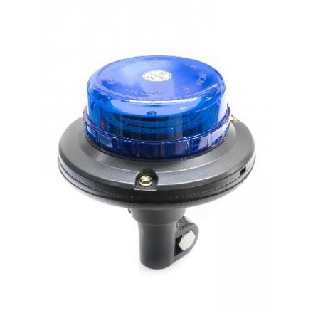 Gyrophare 12/24V LED Rotatif ULTRA PLAT- Flexible Bleu