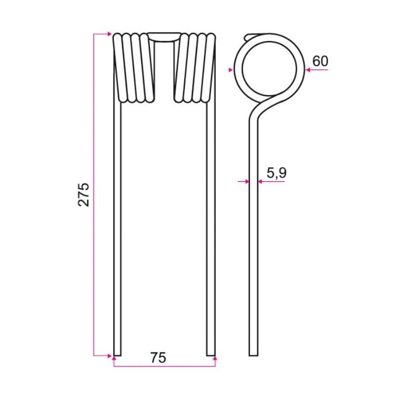 Dent aérofaneur Adaptable GUSTIN 627662