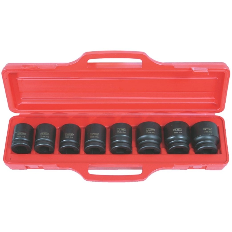 Coffret de douilles à chocs 3/4'', 8 pcs Coffret de douilles à chocs 3/4'', 8 pcs