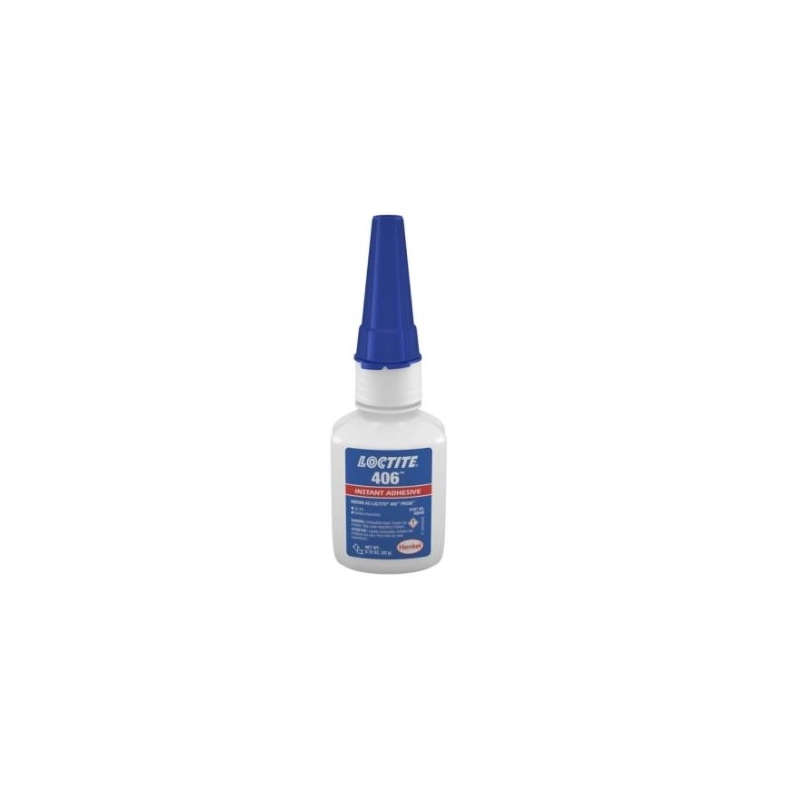 LOCTITE® 406 - CYANO SPECIAL PLASTIQUE ET CAOUTCHOUC 20G LOCTITE® 406 - CYANO SPECIAL PLASTIQUE ET CAOUTCHOUC 20G