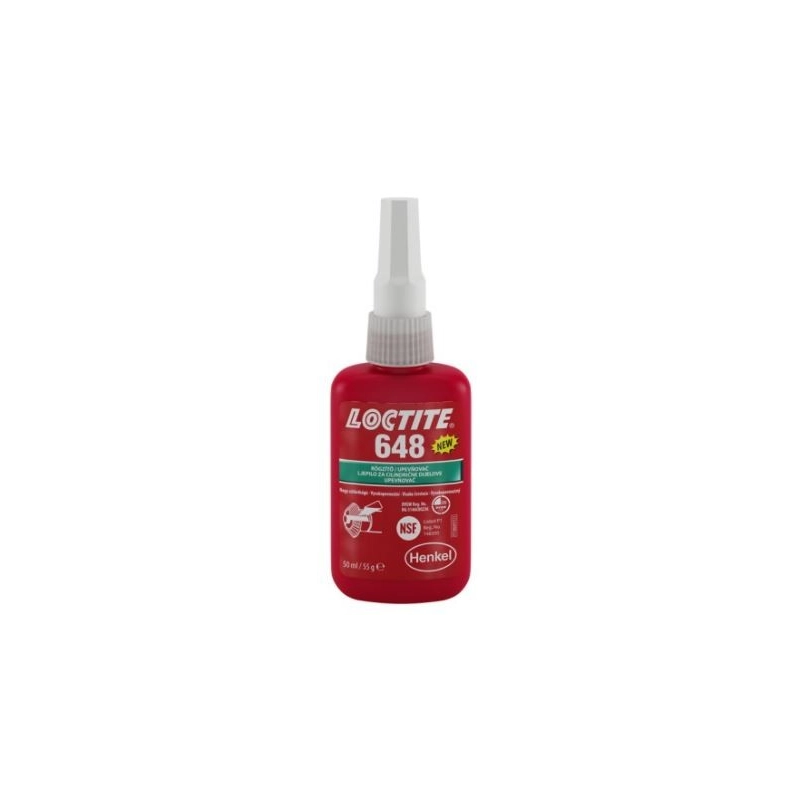 LOCTITE® 648 - FIXATION ELEVEE + HAUTE TEMPERATURE 50 ML LOCTITE® 648 - FIXATION ELEVEE + HAUTE TEMPERATURE 50 ML