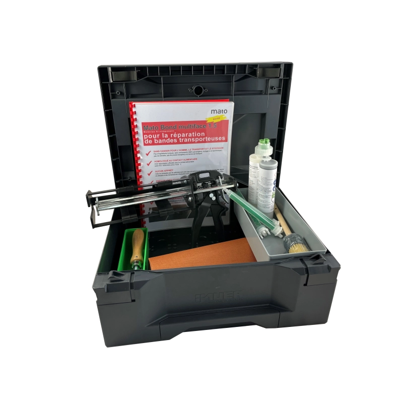 Kit Réparation MATO BOND MULTIFACE 1.5 pour bande transporteuse Kit Réparation MATO BOND MULTIFACE 1.5 pour bande transporteuse
