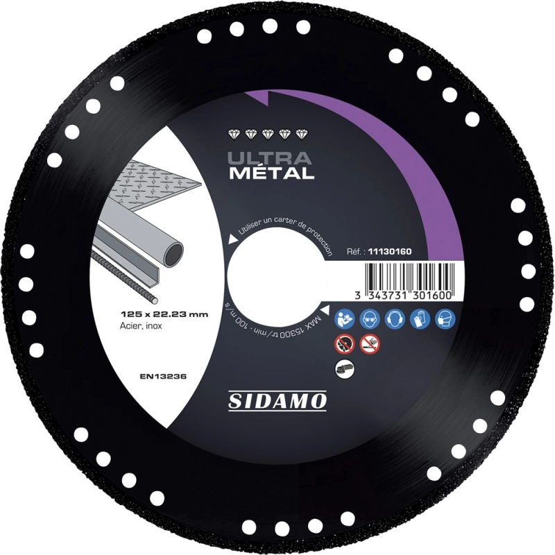 Disque Diamant pour acier inox Disque Diamant pour acier inox