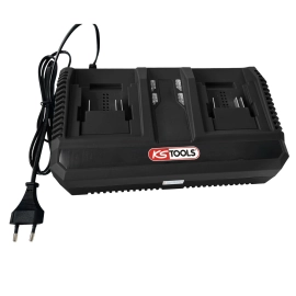 Double chargeur rapide ventilé 18V 4Ah