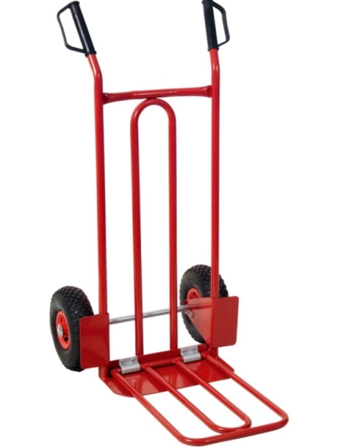 Diable avec bavette roues gonflables - 250 kg