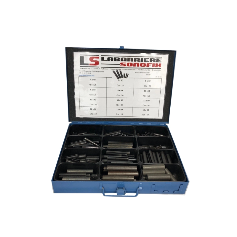 Coffrets Goupilles Elastiques Din 1481 2-6mm ou 7-16mm