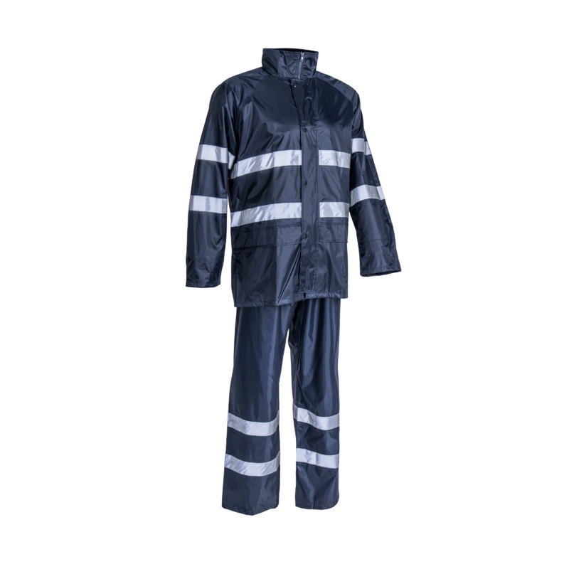 Combinaison de lavage pvc Marine en deux partie avec capuche Combinaison de lavage pvc Marine en deux partie avec capuche