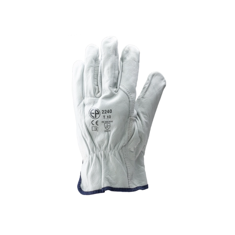 Gant cuir gris manutention Gant cuir gris manutention