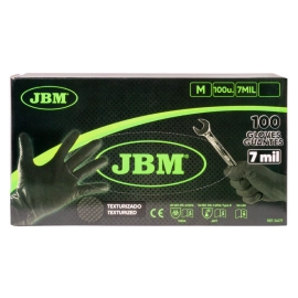 Boite de 100 gants nitriles texture diamant